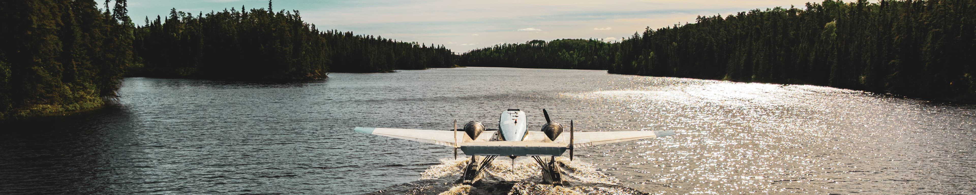 airplane on the water